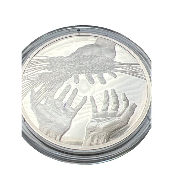 1974 Medallic Yearbook Sterling Silver Proof World Food Conference - Picture 2 of 3